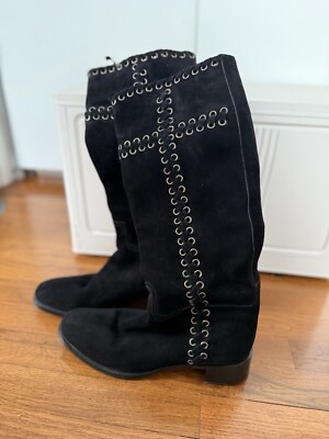 Prada boots, size 9.5. Excellent pre-owned condition. See photos.