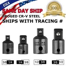 4-pack 3/8" to 1/4" 1/2 inch Drive Ratchet SOCKET ADAPTER REDUCER Air Impact Set