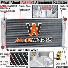 3 Row Aluminum Radiator For 1999-2004 Ford F150 F250 F350 Expedition Super Duty