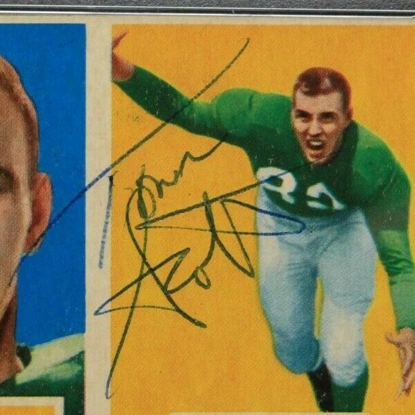 Tom Scott (d.2015) HOF Eagles Autograph Signed 1957 Topps #25 Football Card PSA - Image 3 of 3