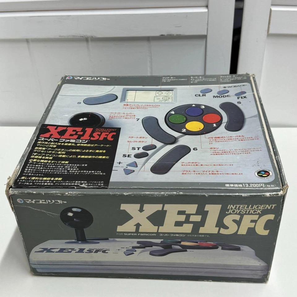 Microcomputer software Super Famicom Intelligent Joystick XE-1 SFC Vintage Rare - Image 4 of 4