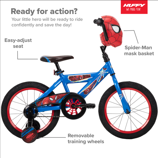 Marvel 51980 16 inch Spider-Man Bike 