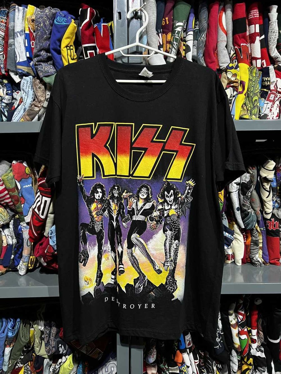 Kiss Band Tshirt Destroyer Kiss Army Short Sleeve Unisex Tshirt S