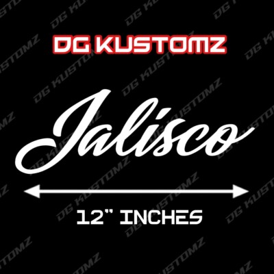 Jalisco Decal Sticker Window Windshield Belico Trokiando Takuache Mexico  MX