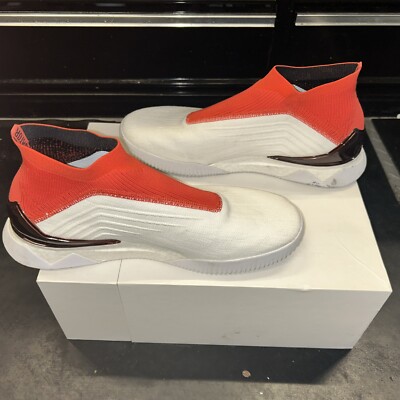 Adidas Predator Tango 18+ TR BOOST Soccer Shoes Mens 10.5 White Black Red CM7686