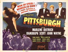 Pittsburgh (1942) - Lobby Card (11x14) - John Wayne  - Shemp Howard - 3 Stooges