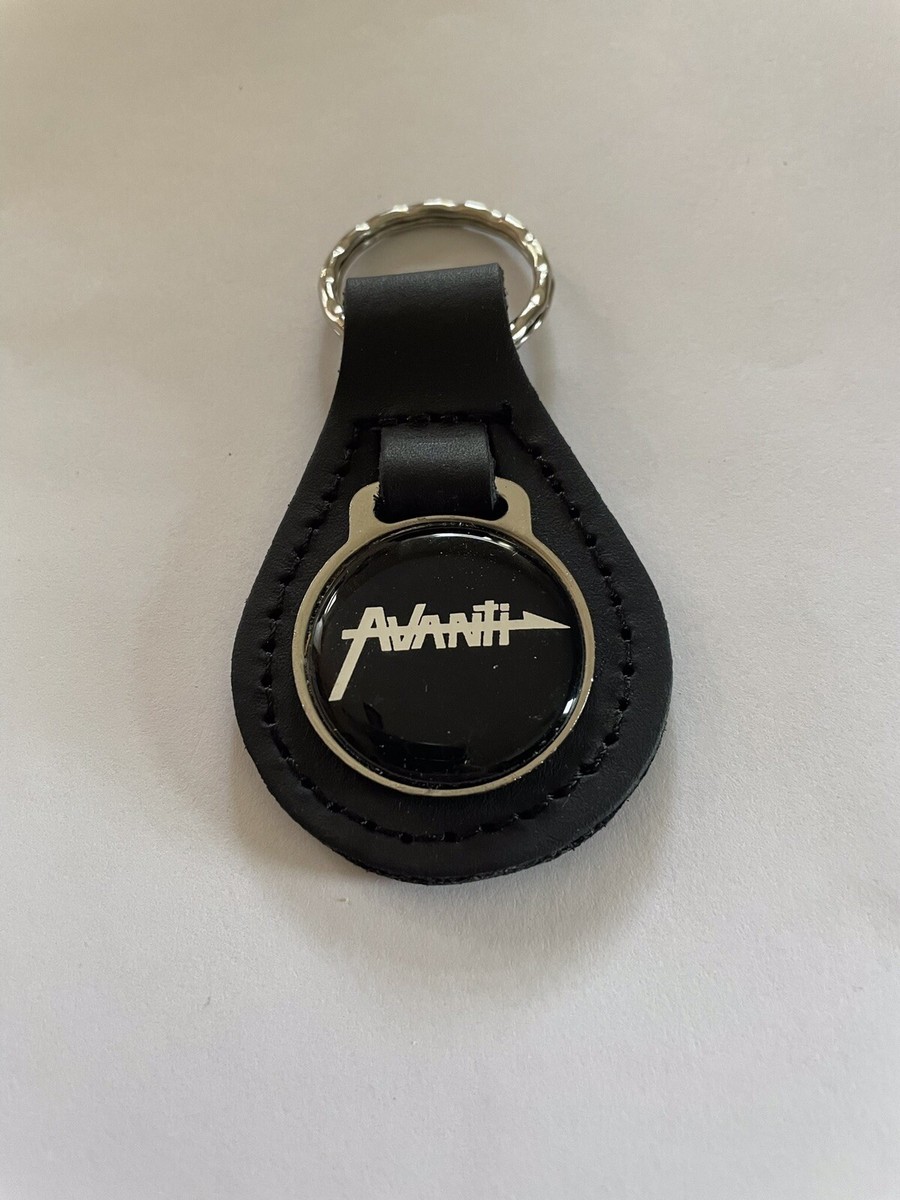 Avanti Keychain classic key chain Black Leather | eBay