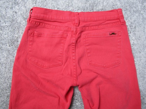 Lauren Ralph Lauren Jeans Womens 4 Straight Red Denim Pants Bottom Casual - Picture 6 of 12
