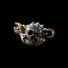 Steampunk Nautilus Pendant in Bronze. Cool Jewelry. Special Gift for Boyfriend.
