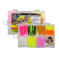 Trout Magnet 82 Piece Neon Fishing Kit, Catches All Types of  Assorted Styles 