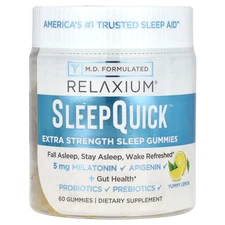 SleepQuick™ Gummies, Yummy Lemon, 60 Gummies