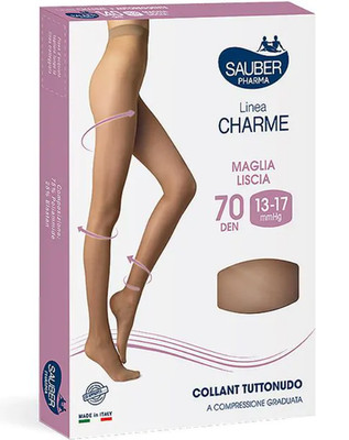 Linea Charme 70D Collant Tuttonudo Colore MedioTg.4 Sauber