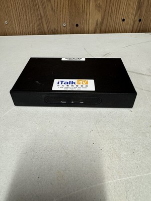 iTalkTV KT-IH0932I IPTV Set-Top Box   Untested   No Remote/No Power Adapter