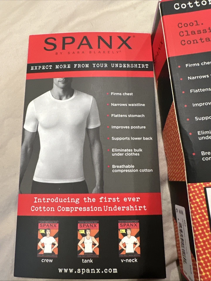 SPANX Cotton Compression Crew Sz M NIB - Image 3 of 3