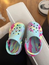 Toddler Tie Dye Crocs Size 5c Pre-Owned, EXCELLENT Condition