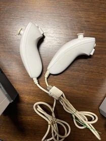 Wii Console Bundle Games Controllers Cables Power Working Tested Sensor