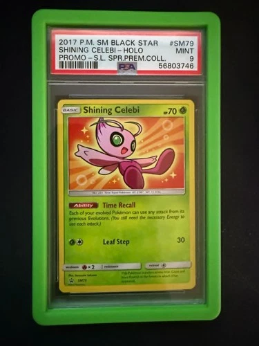 PSA 9 Shining Celebi - SM79 - Black Star Promo - Pokemon - Read Description
