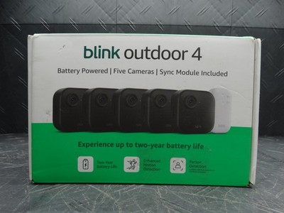 Blink Outdoor 4-Core Wireless Battery Operated Smart Security 5 Camera System