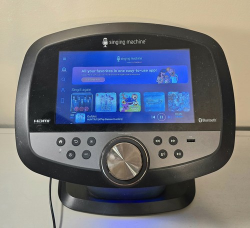 Singing Machine WiFi Karaoke Hub Portable 10.1” ISM9010 Touch Screen **Tested**