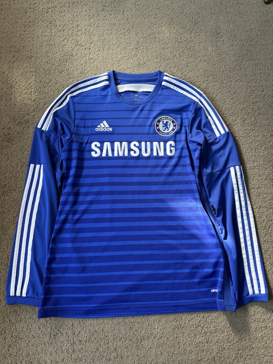 Adidas Chelsea FC long sleeve Eden Hazard#10 2014/2015 Home Jersey