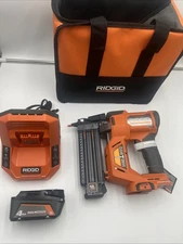 RIDGID 18V Brushless 18-Gauge 2-1/8 in. Brad Nailer w/ 4ah MAX Battery + Charger