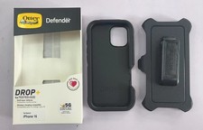 New OtterBox Defender Series Case with Holster Case For iPhone 16 Black