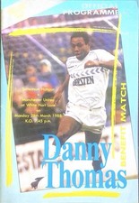 Tottenham Hotspur V Manchester United - Danny Thomas Benefit Match - 28-Mar-1988
