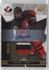 2018 Upper Deck Team Canada Juniors Premium Swatch /199 Raphael Lavoie Auto 04py