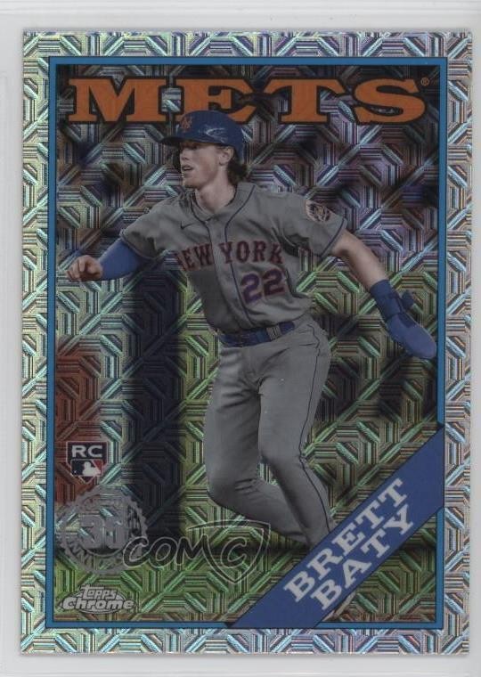 2023 Topps Series 1 1988 Topps Chrome Silver Pack Brett Baty #T88C-14 0i4k