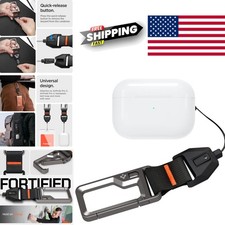 Universal Lanyard for AirPods Pro Cases with Rugged Design and Durable Carabiner