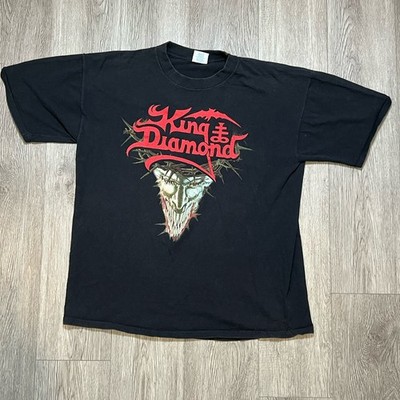 Vintage King Diamond House of God Tour T shirt Mens Size XL Heavy Metal *Rare*