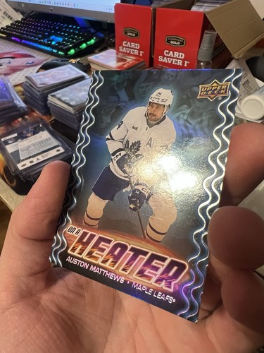2024-25 Upper Deck On a Heater Auston Matthews #OH-7 Toronto Maple Leafs - Picture 3 of 3
