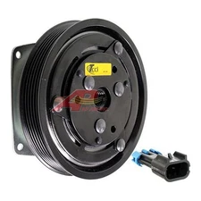 Compressor Clutch York 6 Groove, 6", 2 Wire Male Metri-Pack Coil OE# 75R0502