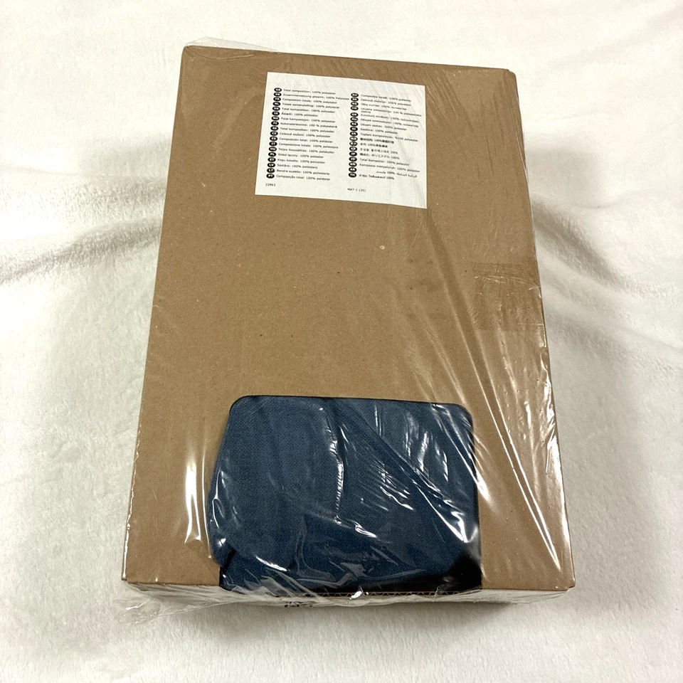 Ikea STOCKSUND Footstool / Ottoman Cover Slipcover LJUNGEN BLUE 703.197.40 - Image 3 of 4