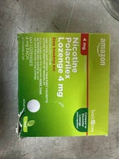 NEW Amazon Nicotine Polacrilex Lozenge 4mg Stop Smoking Aid 144 Lozenges