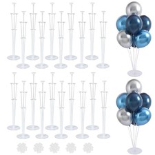 20 Sets Balloon Stand Kits,Balloon Sticks Holder with Base for Table Centerpi...