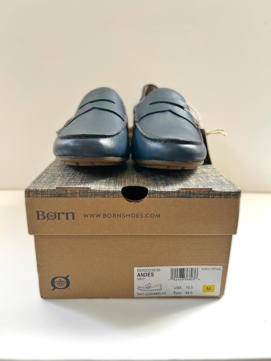 Born Andes Size 10.5 Men Leather Loafer Preppy Office Work Casual Born | Shoes | Born Andes Leather Loafers Crocodile Embossed  main image 2