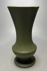 Vintage McCoy Pottery Floraline Vase # 401 Avocado Green 9 1/2" T