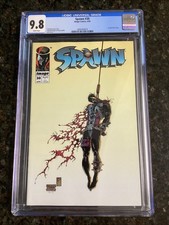Cubierta colgante Spawn #30 CGC 9,8 Todd McFarlane Ku Klux Klan Story