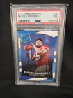 2017 Panini Donruss Patrick Mahomes #327 Rated Rookie PSA 9