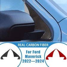 For Ford Maverick Carbon Fiber Outer A-pillar Door Post Sticker Modification