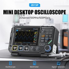 FNIRSI-2D15P Touchscreen Digital Oscilloscope Multimeter Signal Generator 100MHz