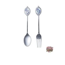 Pokemon Center Original Spoon Fork Baby Blue Eyes