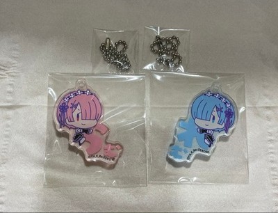 Re:Zero Re:Zero Ram Rem Name Pitanko Acryl Schlüsselanhänger 2 Stück