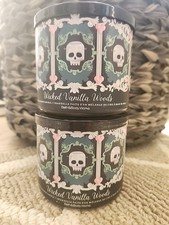Bath  Body Works Wicked Vanilla Woods 3-Wick Candles 14.5 OZ New Halloween
