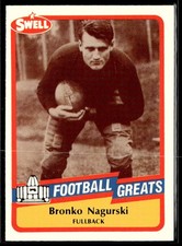 1989 Swell Greats Bronko Nagurski #15 Chicago Bears