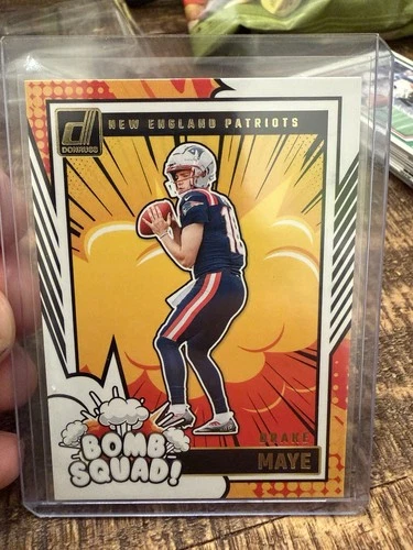 💣💥2024 Donruss  Bomb Squad Drake Maye #28 New England Patriots RC 💣💥