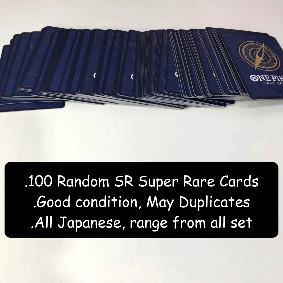 ONE PIECE TCG Authentic Lot Bulk Bundle Set 100 SR Super Rare