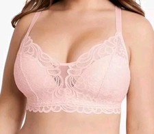 Bali Wirefree Bra Lace Desire ComfortFlex Fit Convertible Lightly LIned Shaping