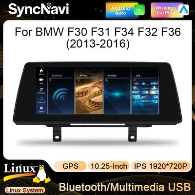 CarPlay LINUX Autoradio Wireless Android Auto für BMW 4er F32 F33 F36 NBT